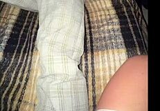 Mexican stepmom with big tits fucks student stepson watching tv in homemade video