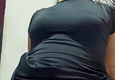 Sister-in-law returns from party in sexy dress, eager to fuck!