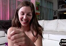 Dirty Babe Wanks Dick Before Toys