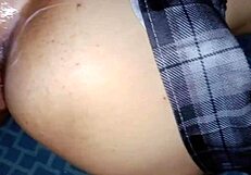 my favorite classmate to fuck and creampie after licking pussy