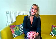 Irina, Blonde Atomique, Craves Cock and Pussy in Wild 3some