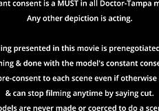 Aria Nicole, petite nurse, gets fucked and creampied behind scenes