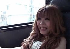 Naughty Asian Babe Sarina Tsubaki Sucks Cock in Public Spot