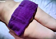 POV Nicole Gets Thick Body and Hairy Pussy Greased Up