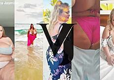 BBW Veronica Jasmine को Shaundam ने trailer में wild zor से चोदा