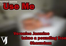 BBW Veronica Jasmine को Shaundam ने trailer में wild zor से चोदा
