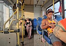 married woman flirts with a stranger on the bus and ends up banging him hard. wanna know how it happened?