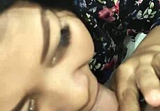 Latina MILF washes dishes as step-nephew arrives home alone