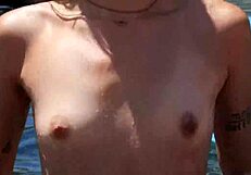 Petite Brunette Lola Rose Blows, Doggystyles, and Dives Muff with Big Cock