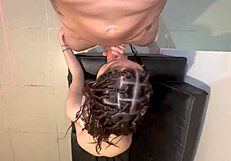 I give this nice cock a blowjob in latina blowbang pov banging 😍