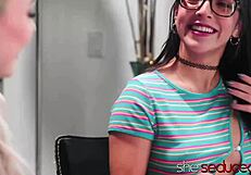 she seduced me with my lesbian tutor