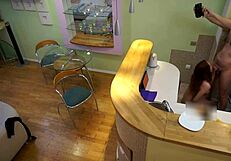 Redhead Stepdaughter Bent Over for Daddy's Fuck