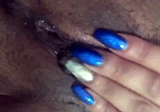 Intense pussy play with fat thinking!