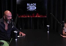 Beautiful Brunette Bibi Hourani Submissively Gives Ass in Public Group Scene