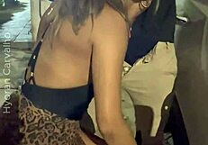 Casada gives to negro bbc after party.