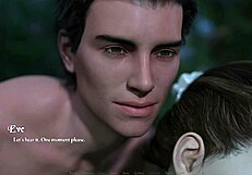 Curvy Cute Girl in Outfit Shows Power in 3D