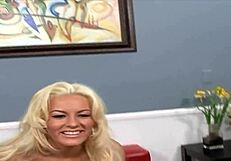 अरे, क्या ये सेक्सी ब्लोंड मोटा लंड संभाल पाएगी? चेहरे पर कम बाद जोरदार चुदाई!