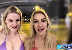 horny babes chloe temple ride wild in amateur action