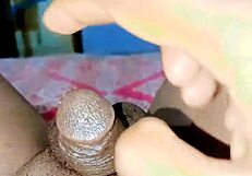 rubbing tiny 18+ clitty while pissing in sensual tease