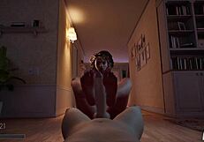 Feeling Intimate With Your Ebony Girlfriend At Home