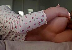 Wow, morning fuck with slutty big tits roommate ended in creampie!