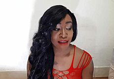 Horny Twink Baiana Dances Seductively In A Dress!