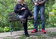 Mother-in-law dominates with curvy control in every move