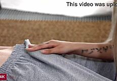 Petite Blonde Fucked and Facialized After Jogging