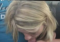 Hot Babe Hitchhiker Sucks Dick on Way to Motel Before Pussy Creampie