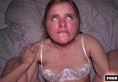 Submissive Teen 18+ Choked and Fucked Hard in Kinky College Quickie