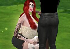 सिम्स 4 में मॉर्टिमर और डंकन के साथ हॉट एडवेंचर