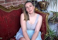 chastity edging joi with vibrator driving pretty plump ass wild - clara dee