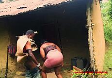 My BBW wife welcomes me home with blowjobs after bush hunting for homemade sex.