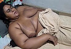 futanari madrasta gets a huge cock and creams hard on herself