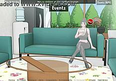 Nurse with big tits fucked by monster cock friend.