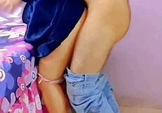 My stepsister's back from vacation and craving dick since her friends aren't around at school