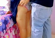 My stepsister's back from vacation and craving dick since her friends aren't around at school