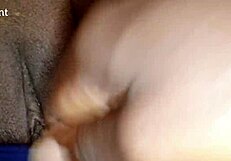 This homemade video captures a steamy shaving session in full detail.