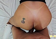 Milf's Ass Ripped Without Condom in Red and Sheer See-Through