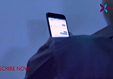 Horny latina visitor moans while fingering wet pussy with big cock lover