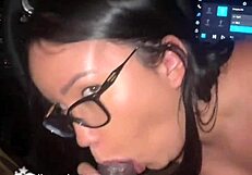 just a ride turned into hot Asian banging with sneaky Uber.