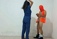 I am the hot nurse in the hospital fucking the cleaning guys passionately