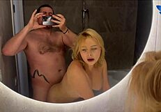 Beauty Girl Moans Loudly During Bathroom Fuck