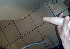 narrating a latina using a pocket pussy with big monster cocks for solo masturbation