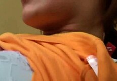 She Begs For Ass Finger During Husband Blowjob