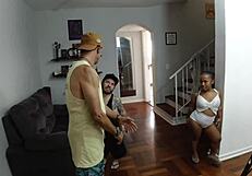 old man crazy to fuck skinny latina ass in doggystyle orgy backstage