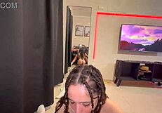 Latina Slut Sucking Cock POV