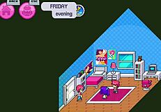 step sister drops towel in shower scene