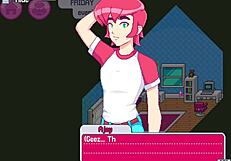 step sister drops towel in shower scene