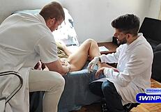 i went to the gynecologist and ended up sitting on wet bareback cock